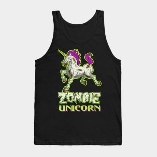 Zombie Unicorn Tank Top